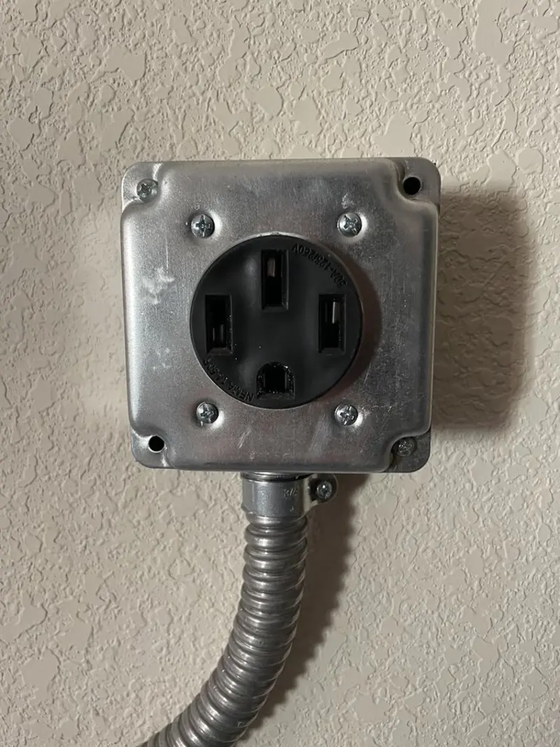 NEMA 14-50 outlet installed for Smart Home Electrical in El Monte